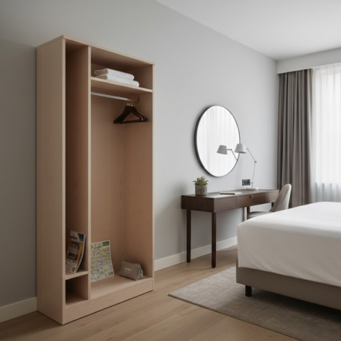 open wardrobes
