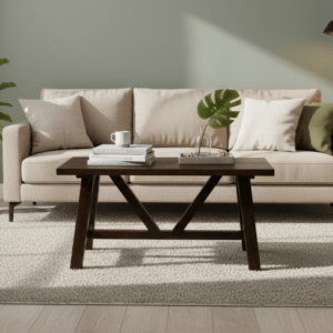 Solid Oak Coffee Table, Wooden Coffee Table