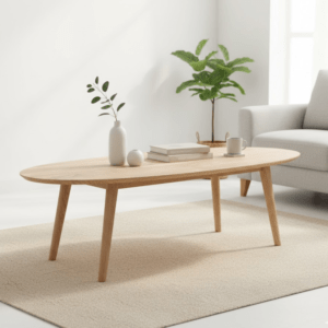 Scandi Counter Coffee Table (Oval Shape)