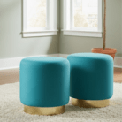 Brass base stool