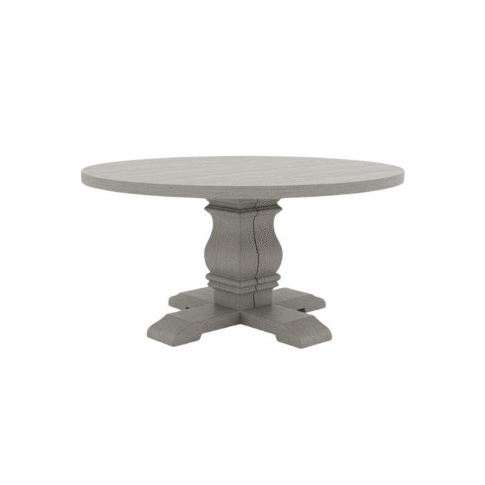 solid oak dining table