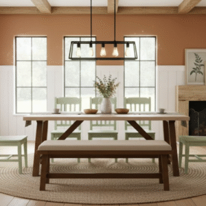 Farmhouse Chocolate & Cream Table