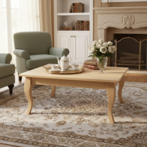 Solid Oak Coffee Table, Wooden Coffee Table