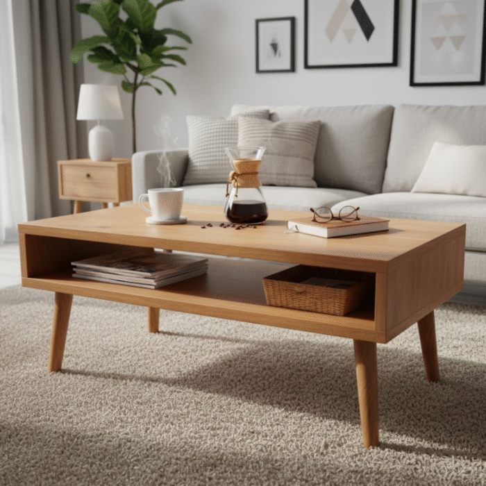 Solid Oak Coffee Table Solid Oak Coffee Table, Wooden Coffee Table