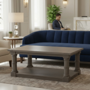 Solid Oak Coffee Table, Wooden Coffee Table