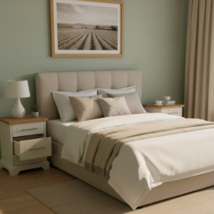 Left & Right Bedside Cabinets for Bed