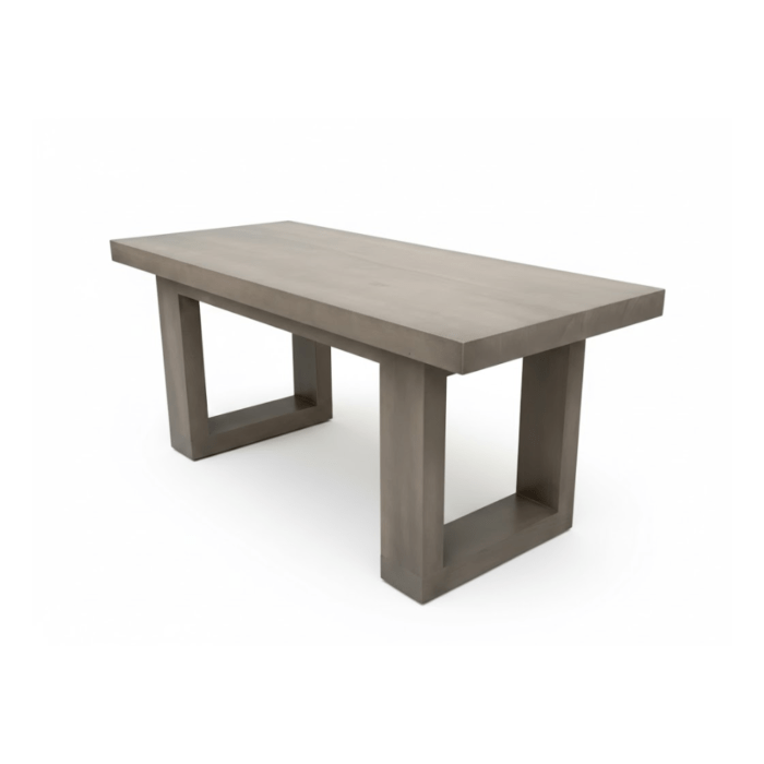 wood bench and table