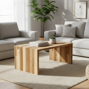 Coffee Table Made from Reclaimed & Recycled Woods