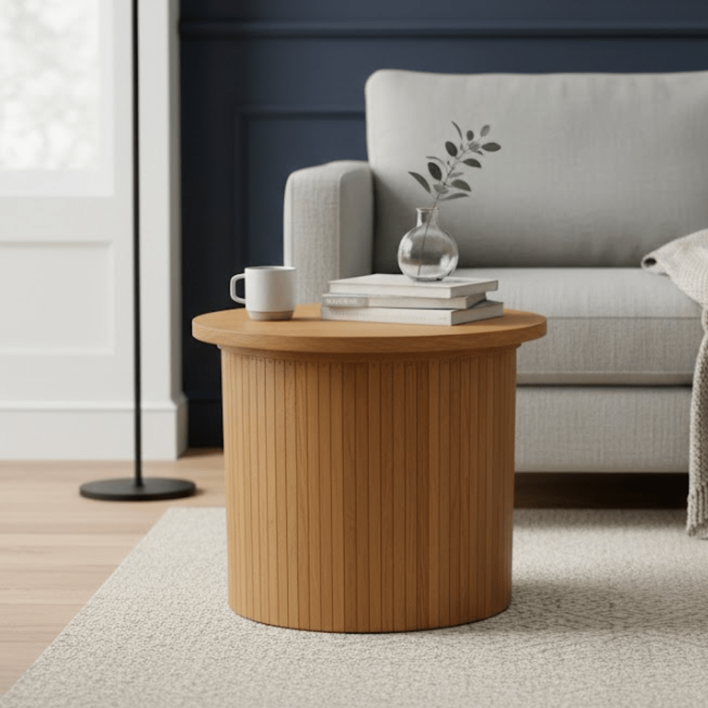 Solid Oak Coffee Table, Wooden Coffee Table