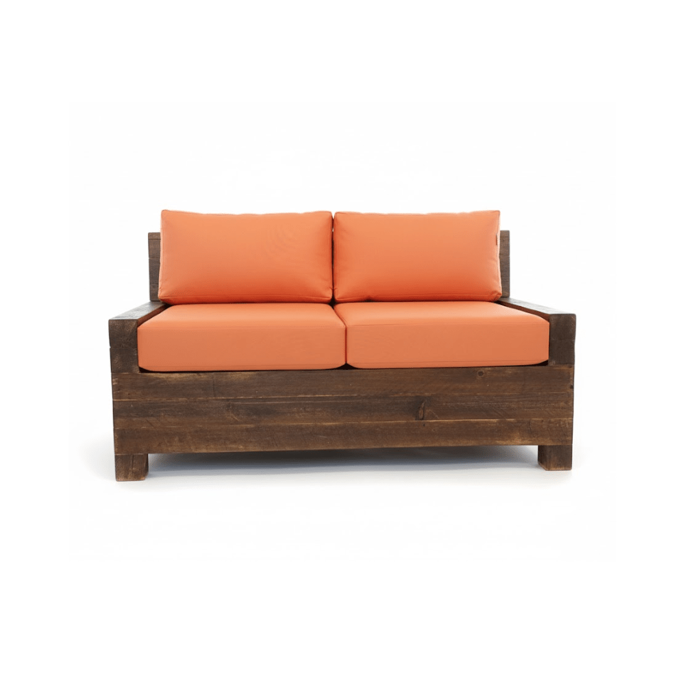 wooden bench indoor and outdoor