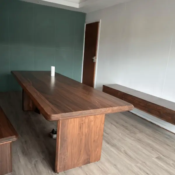 Solid Oak Wood Office Table