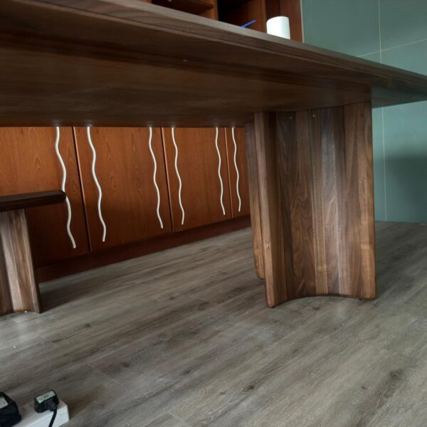 Solid Oak Wood Office Table