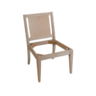 Straight-Top Panel-Back Side Chair Frame 1